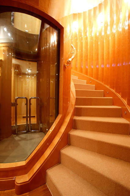 Benetti Yachts Galaxy  Interior Staircase Pictures