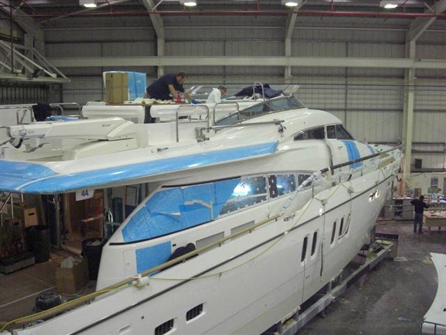 First pictures of my Fairline Squadron 78 in the build with a delivery date ... First pictures of my Fairline Squadron 78 in the build with a delivery date ...