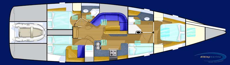 New Design: Dibley 57' Performance Cruising Sailboat - YachtForums.Com