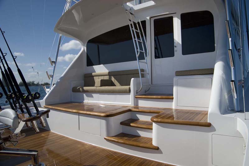 Viking's signature stringer system, which runs the length of the yacht, ... Viking's signature stringer system, which runs the length of the yacht, ...