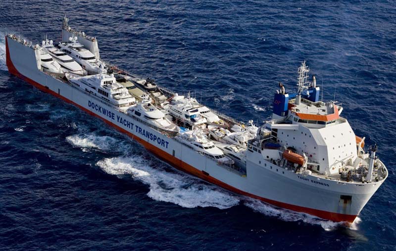 Dockwise Yacht Transport Ship Yacht Express Interesting Ship Of The Week Gcaptain