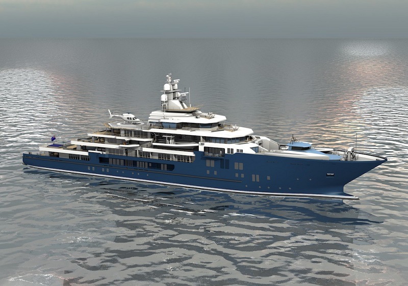 116M Explorer Superyacht Sections Arrive At Kleven.jpg