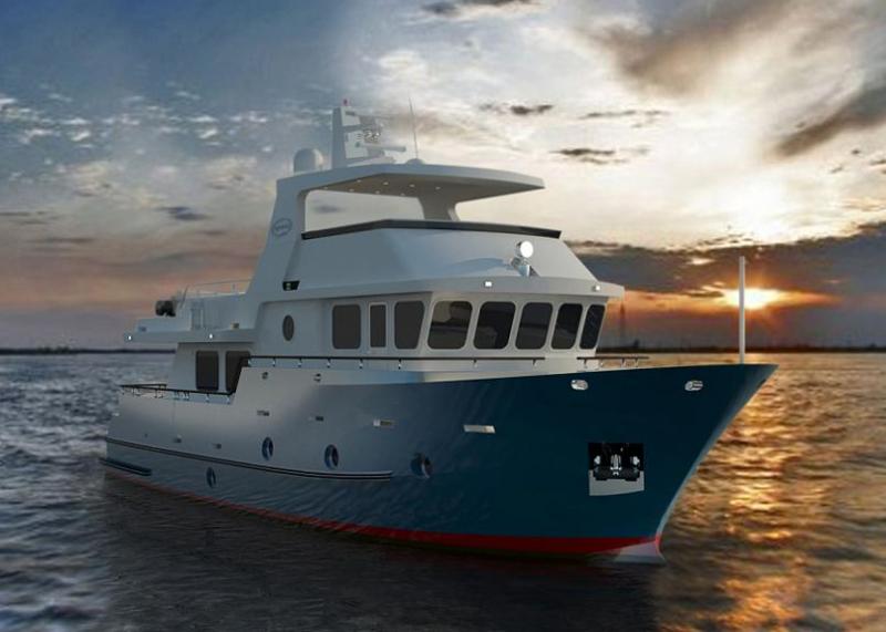 feature: bering 60' steel trawler - bering yachts