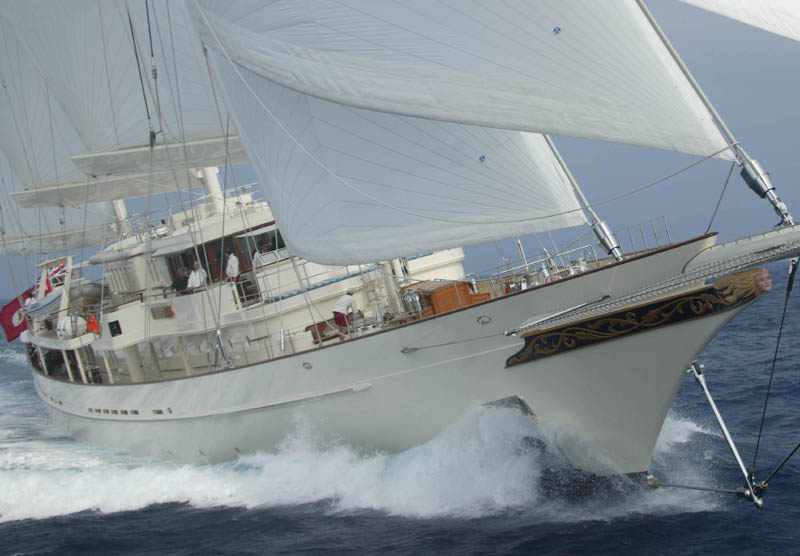mega sailing yacht athena