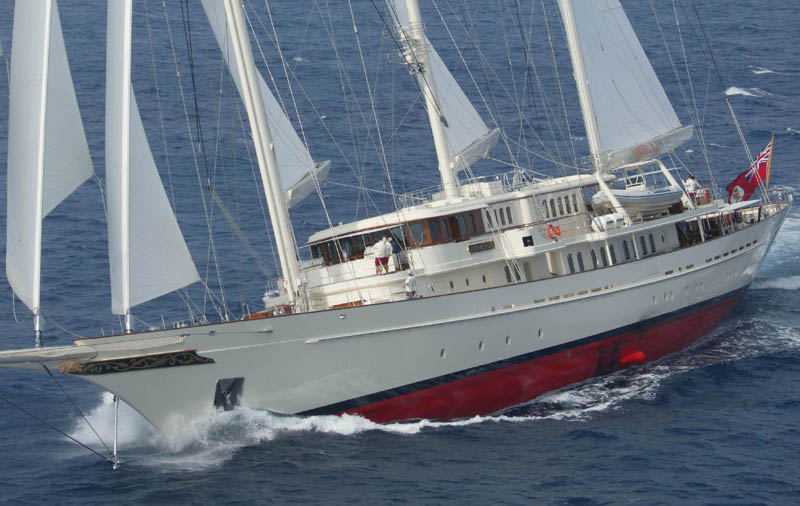 mega sailing yacht athena