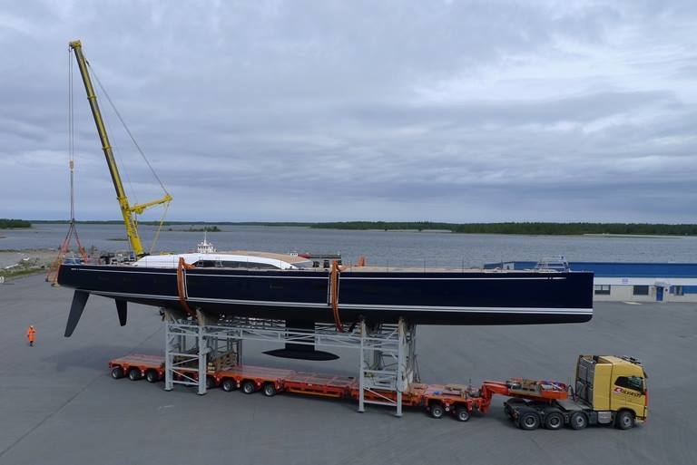 Swan about to launch first 115S yacht.jpg